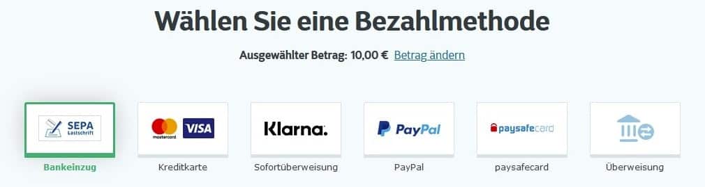 Gameduell Bezahlmethoden