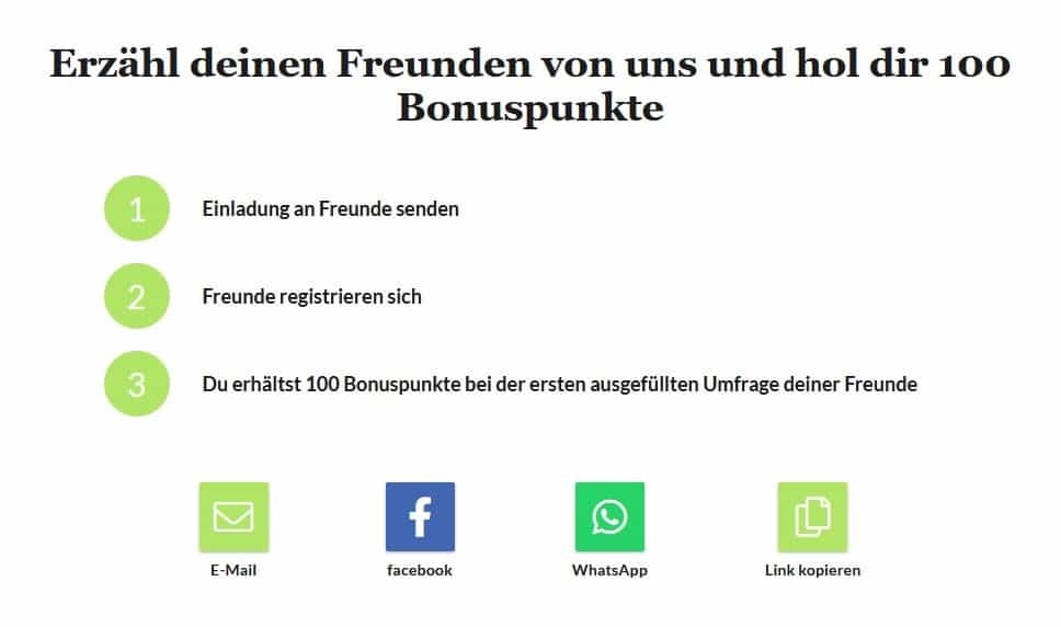 Marketagent Freunde werben