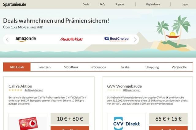 Spartanien Erfahrungen: Test und Bewertung des Cashback-Anbieters