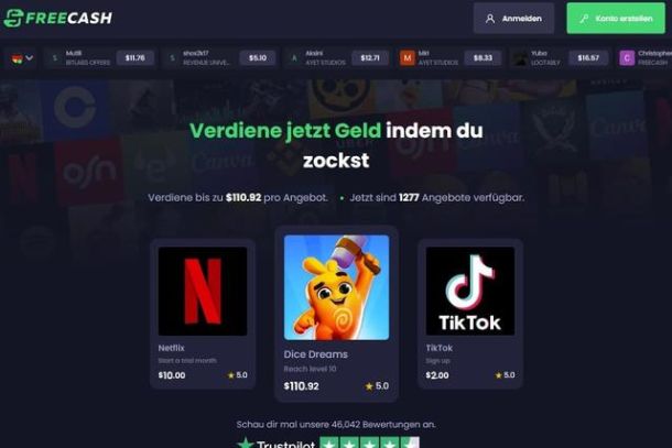 Freecash Erfahrungen: Test und Bewertung der Microjobs-Plattform