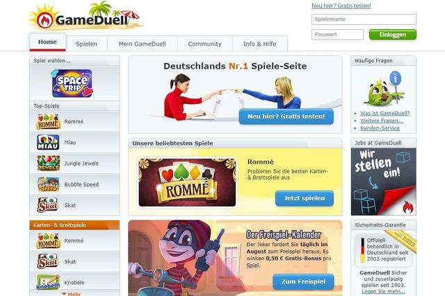 Gameduell Screenshot