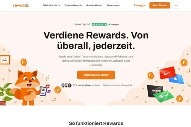 Rewards.app Test: Erfahrungen & Bewertung
